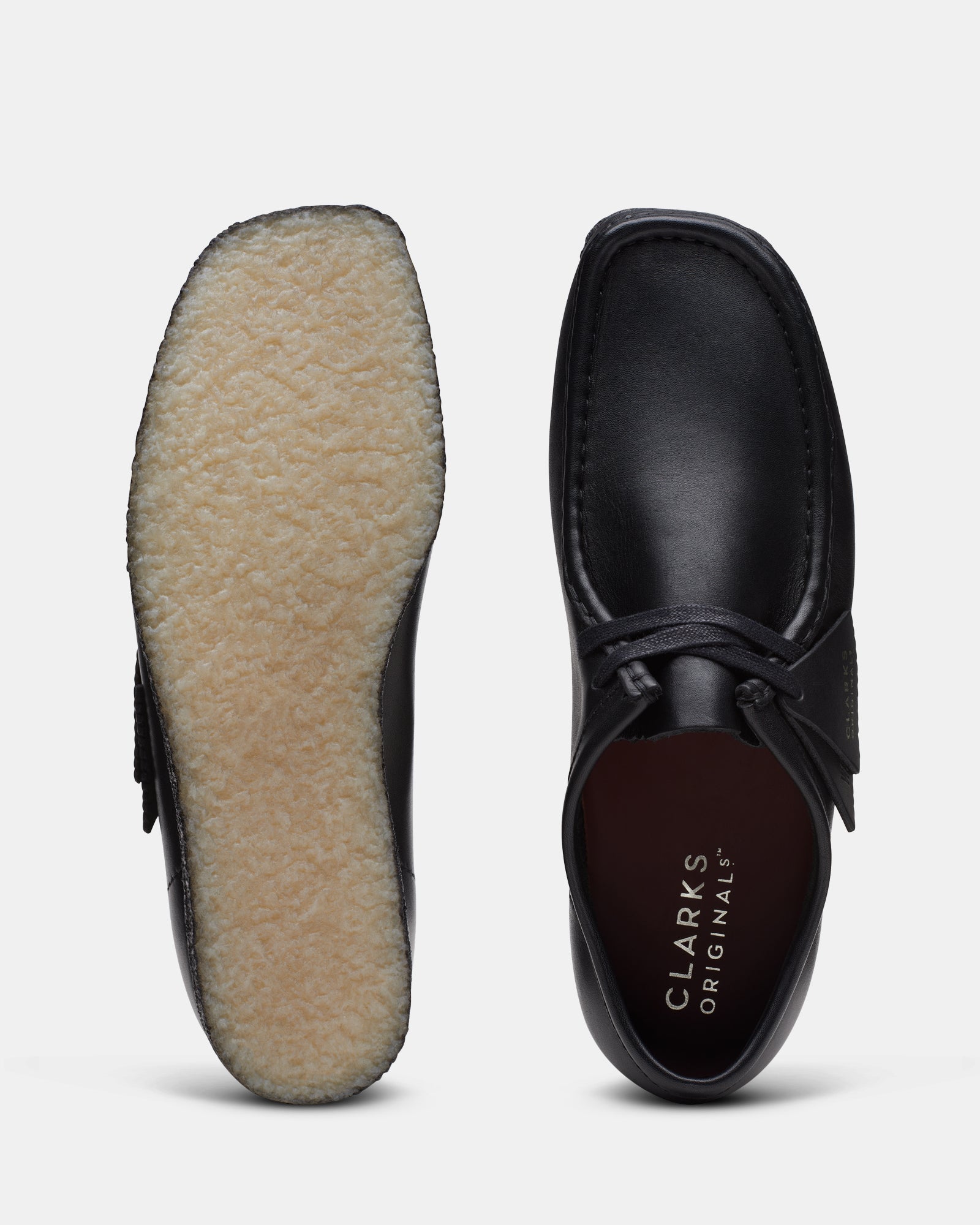 Wallabee (M) Black Leather - Image 7