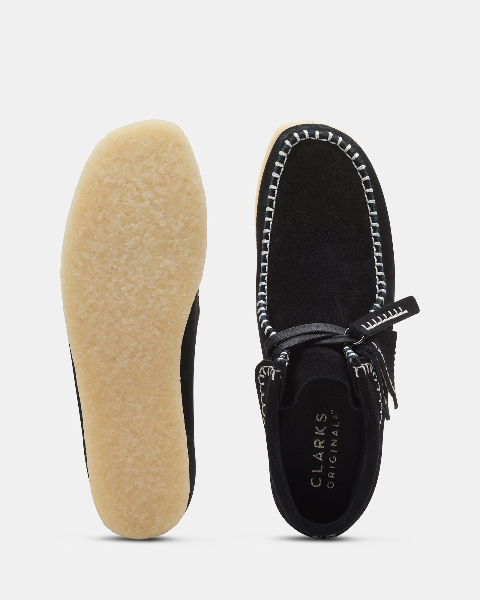 WALLABEE BOOT STITCH Black Suede - Image 7