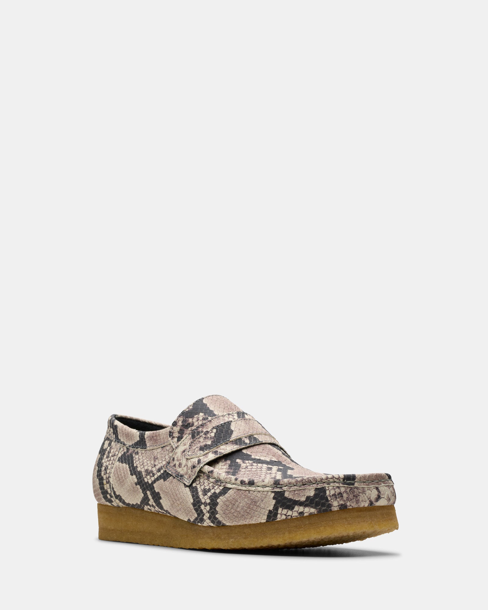 WALLABEE LOAFER (M) Grey Snake Lea - Image 7