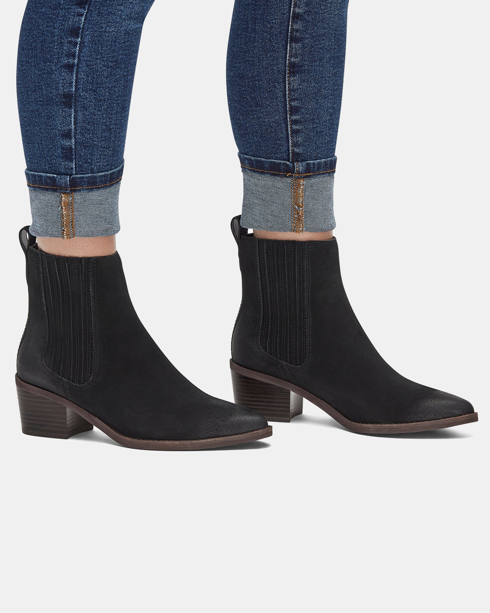 Morzine Top Black Suede - Image 2