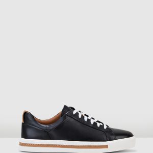 Un Maui Lace Black Leather