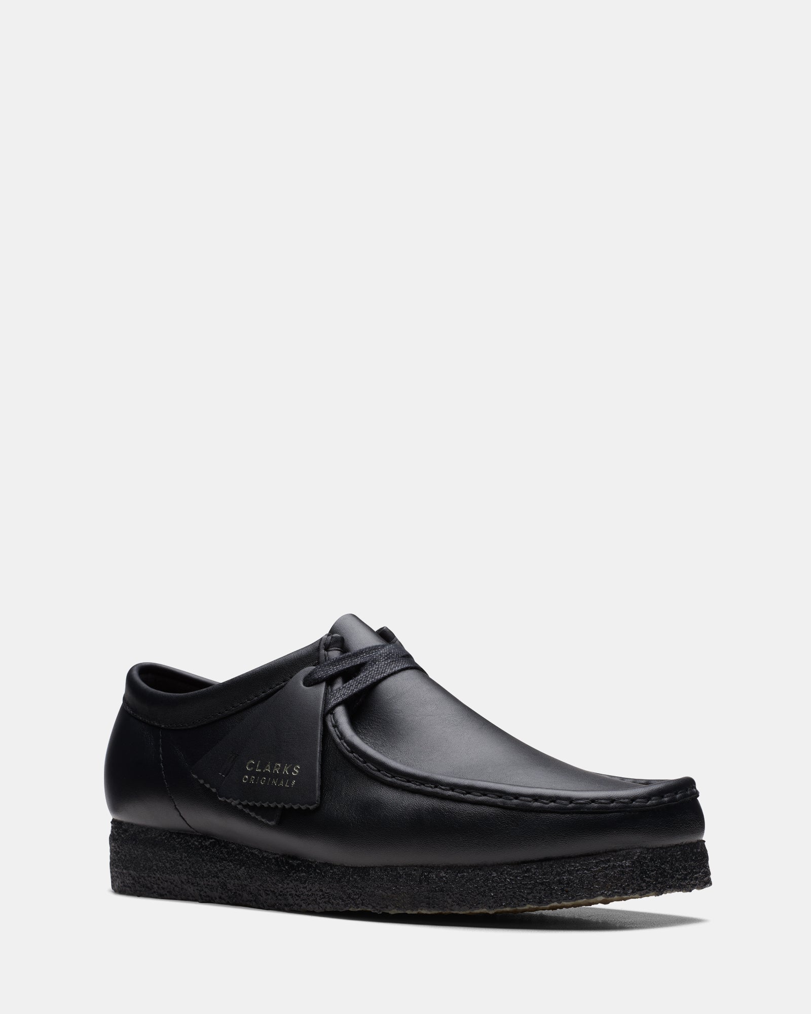 Wallabee (M) Black Leather - Image 2