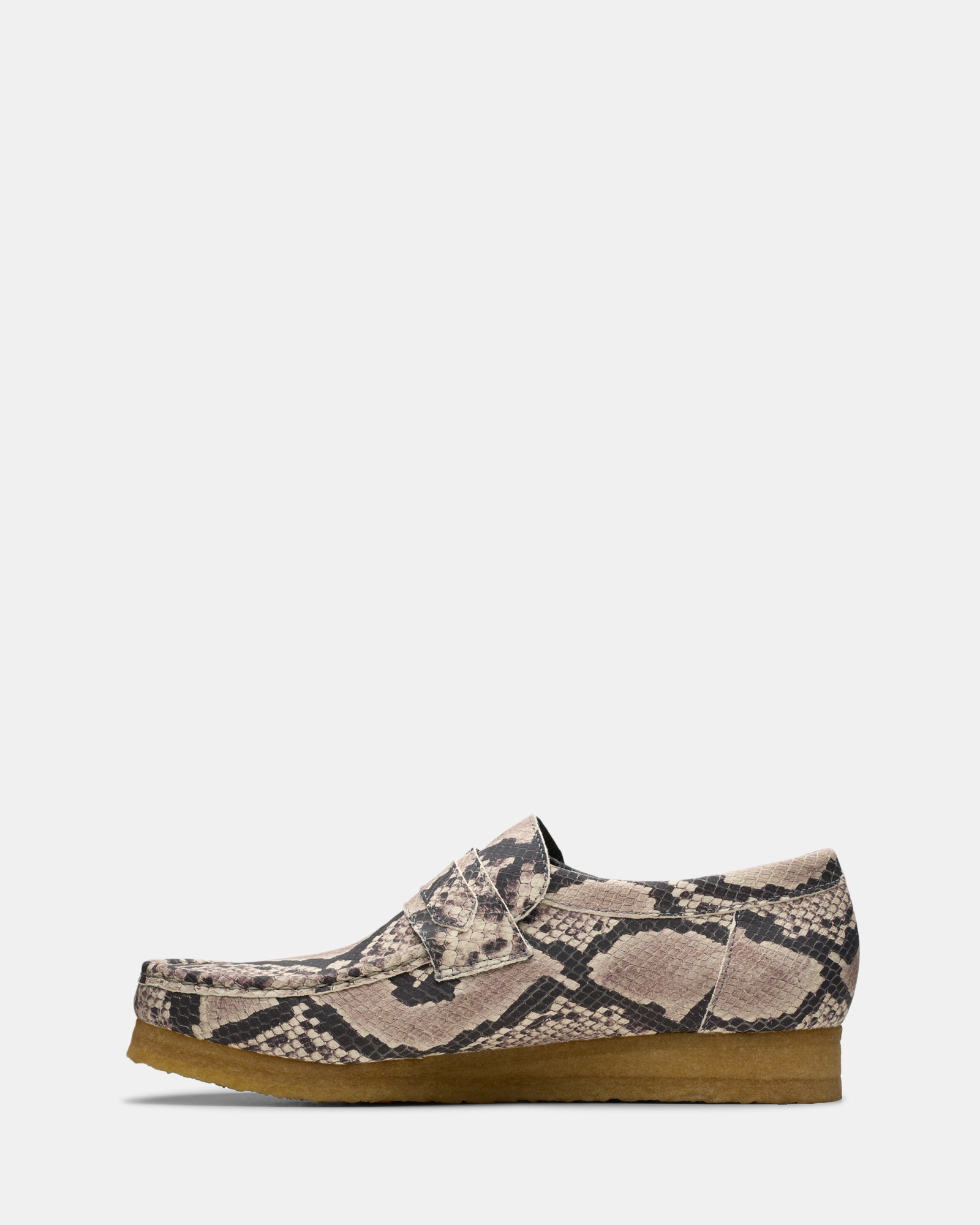 WALLABEE LOAFER (M) Grey Snake Lea - Image 3
