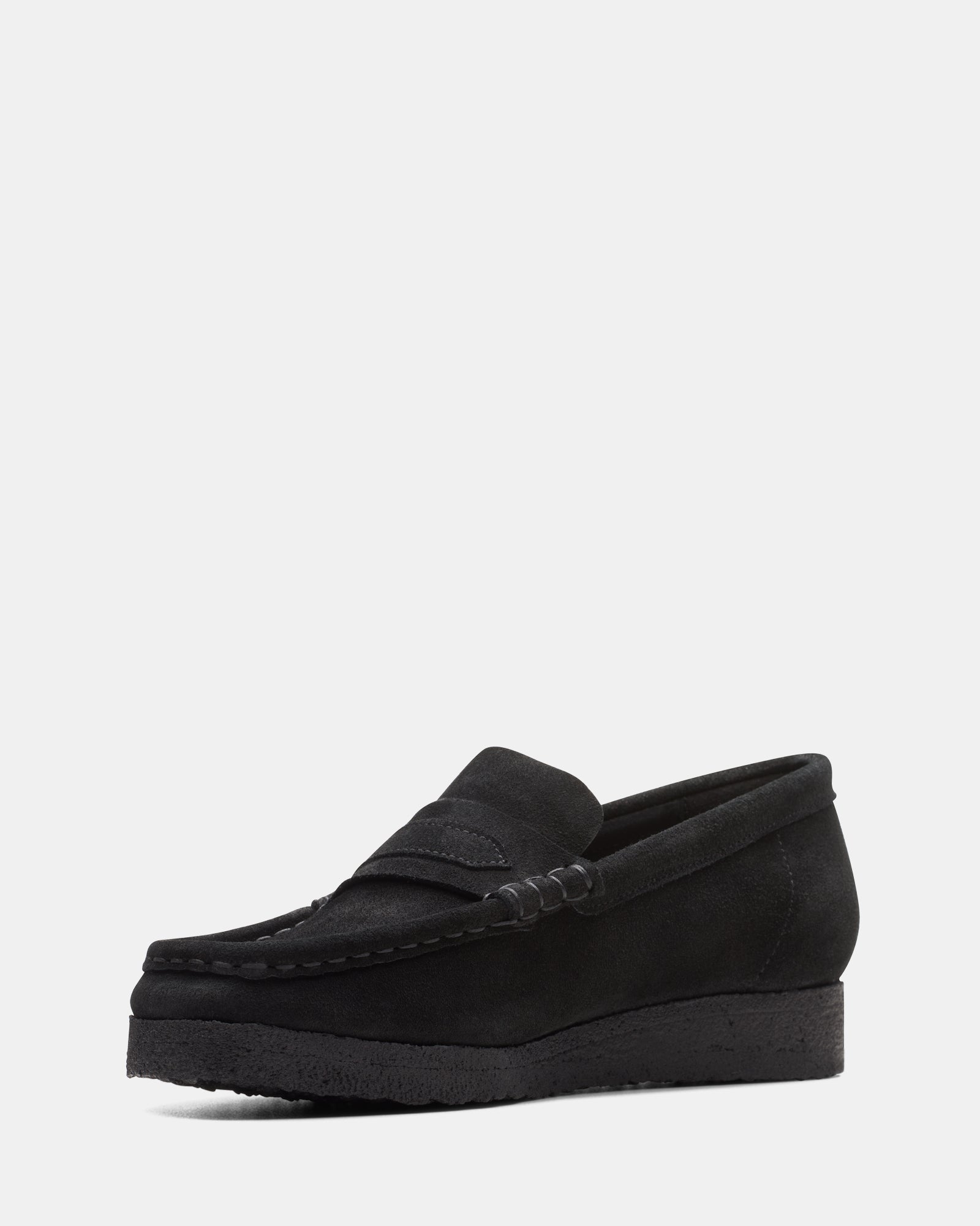 WALLABEE LOAFER (W) Black Suede - Image 4