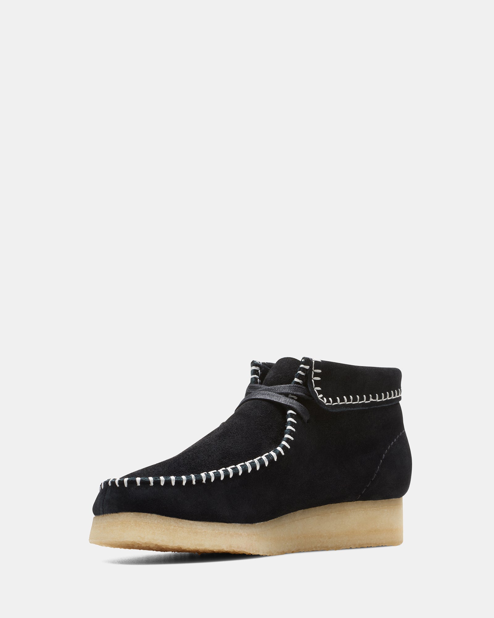 WALLABEE BOOT STITCH Black Suede - Image 4