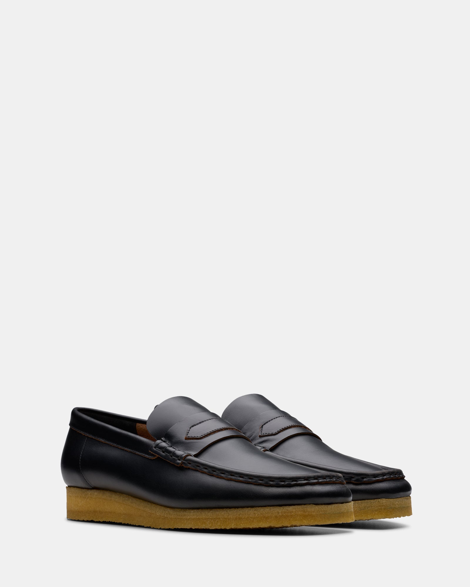 Wallabee Penny Black Smooth Leather - Image 2