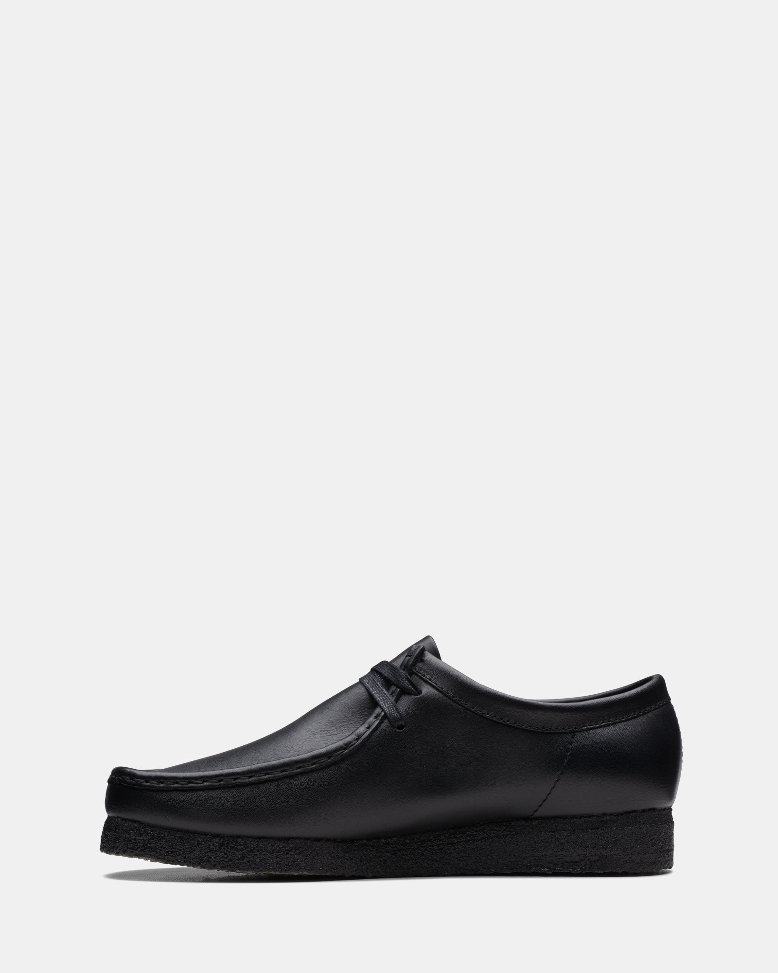 Wallabee (M) Black Leather - Image 5