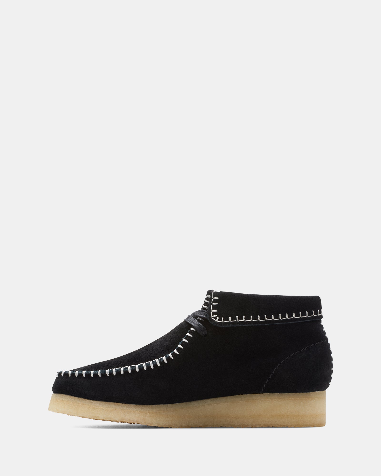 WALLABEE BOOT STITCH Black Suede - Image 5