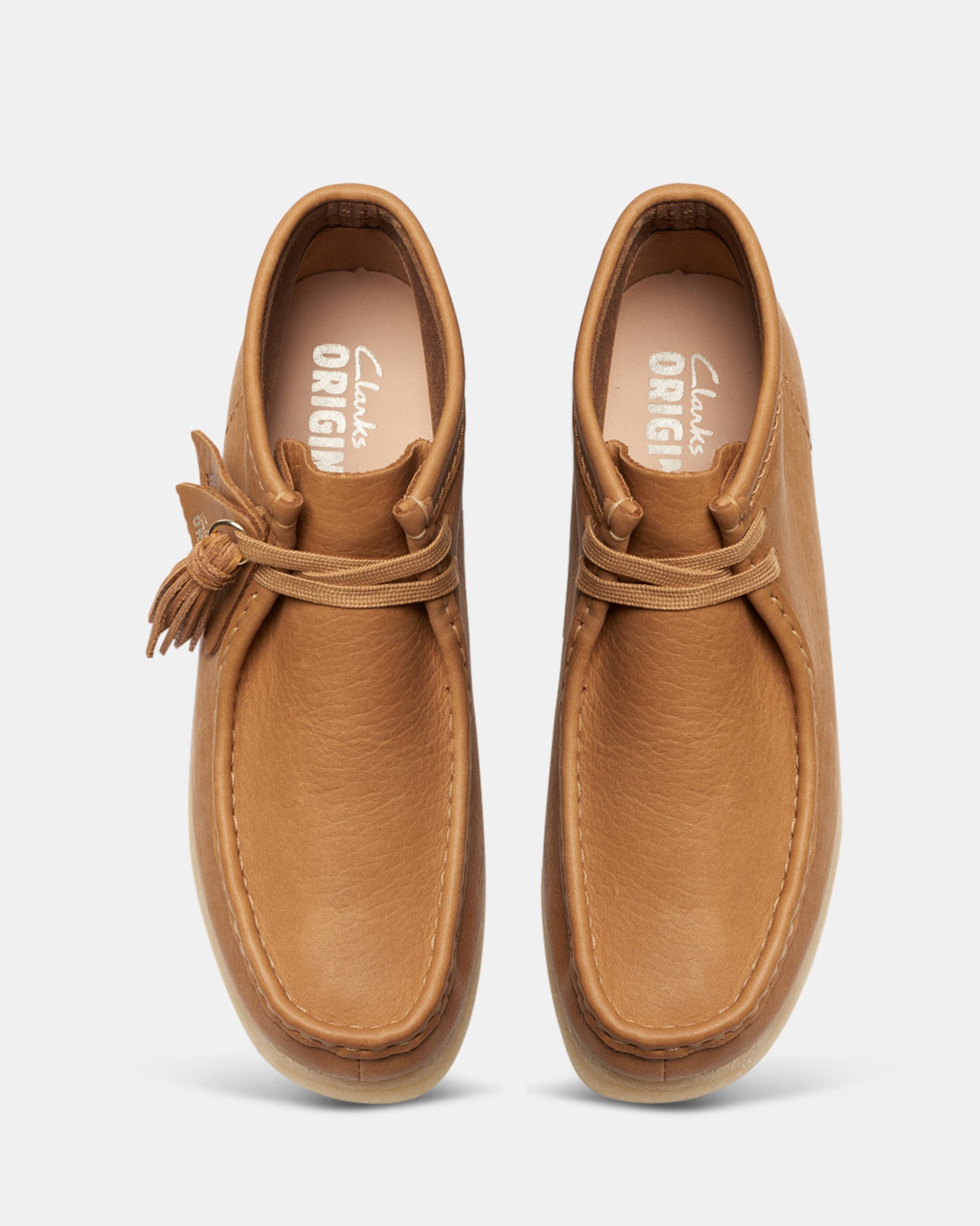 Wallabee Boot. (W) Mid Tan Lea - Image 6