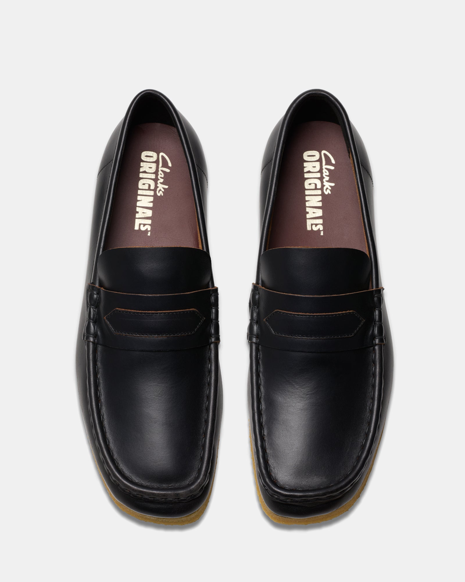 Wallabee Penny Black Smooth Leather - Image 6
