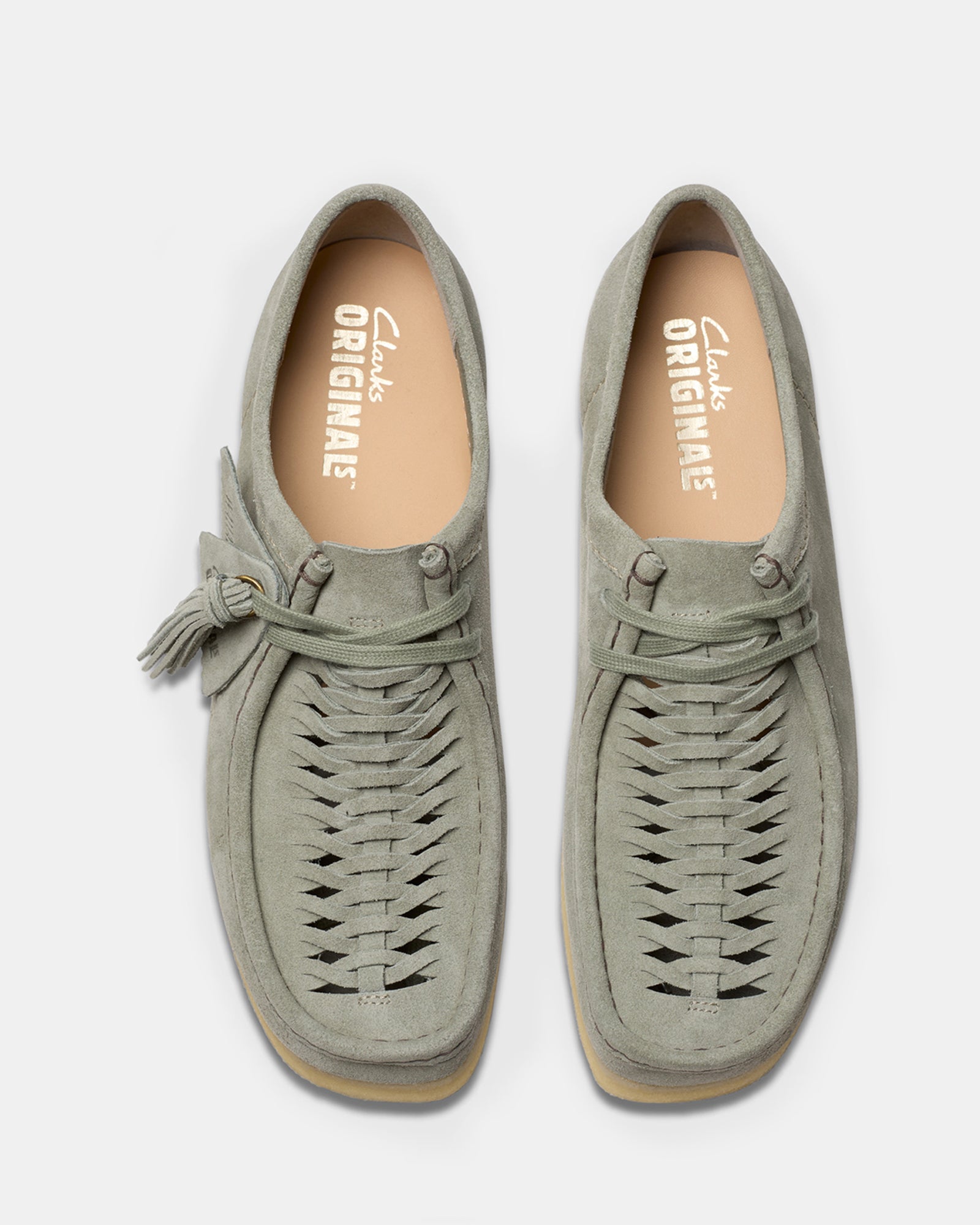 Wallabee Weave (m) Sage Suede - Image 4