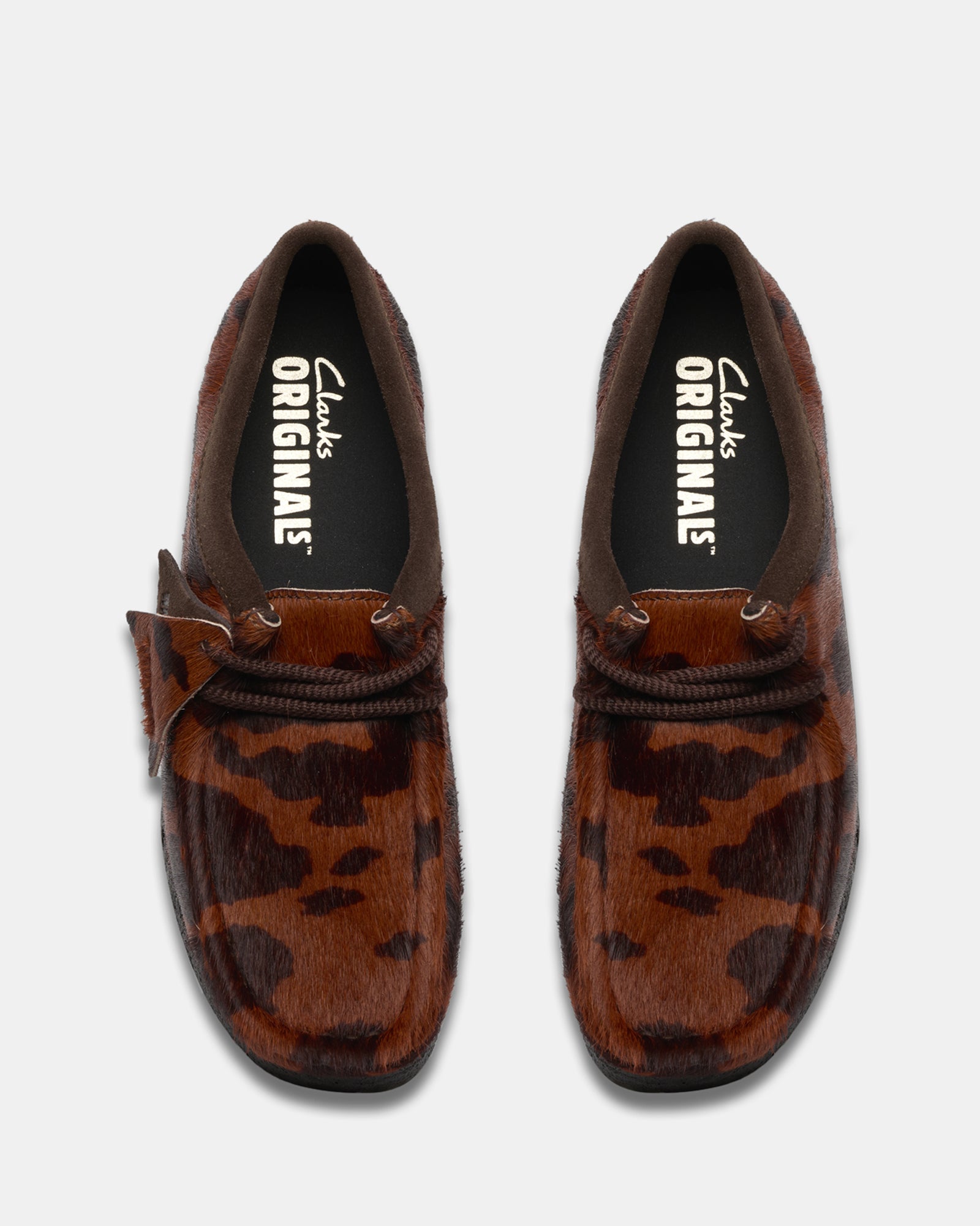 Wallabee. (w) Brown Cow Print - Image 6